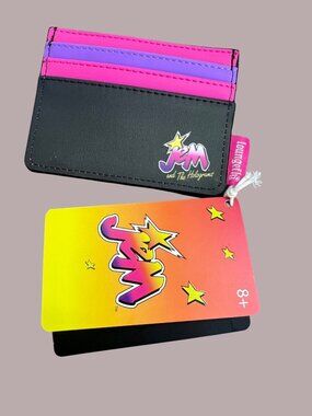 Loungefly Jem & The Holograms Cassette Cardholder Wallet With Multicolor Slots